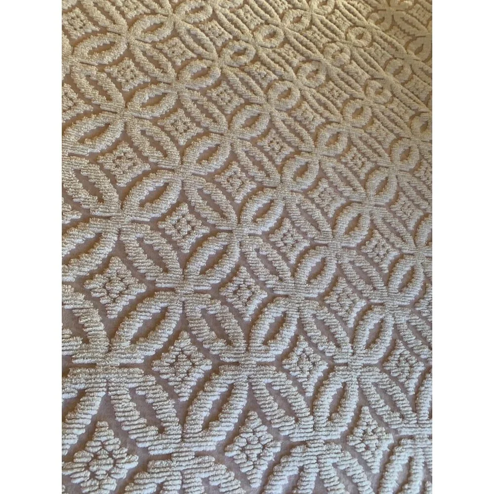 Vintage Pink Chenille Bedspread 98